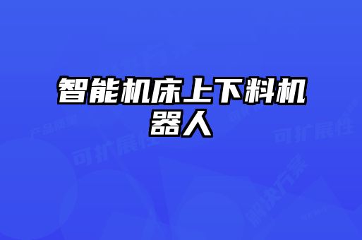 智能机床上下料机器人