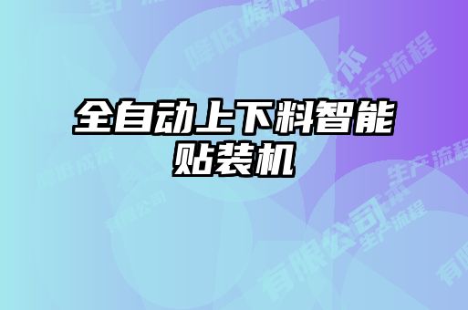 全自动上下料智能贴装机
