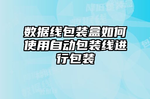 数据线包装盒如何使用自动包装线进行包装