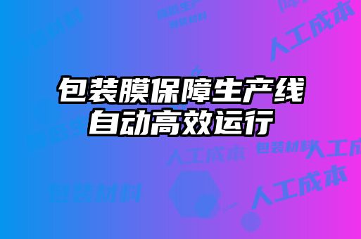 包装膜保障生产线自动高效运行