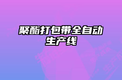聚酯打包带全自动生产线