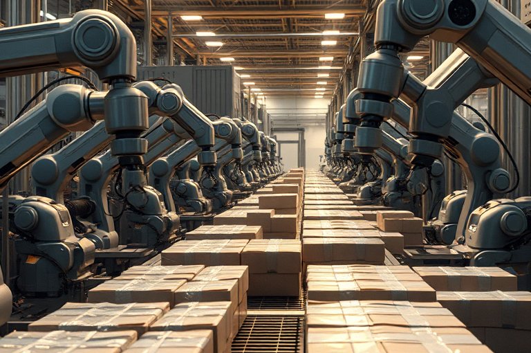 智能打包码垛机器人