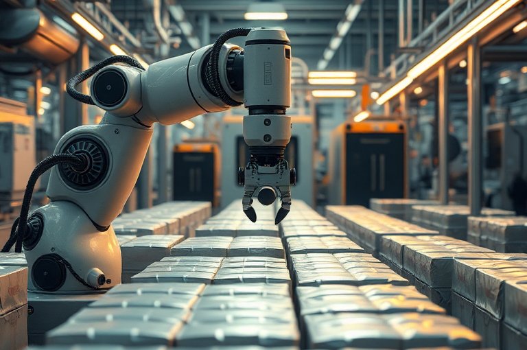 高效节能码垛机器人:价格合理,易维护技术支持