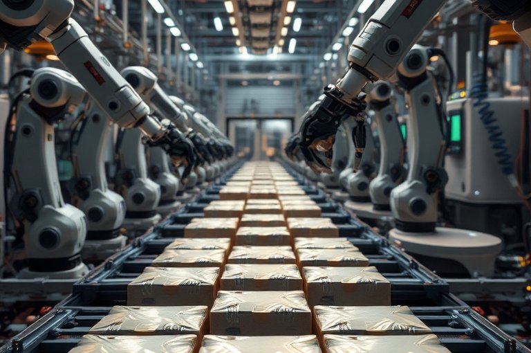 全自动码袋码垛机器人